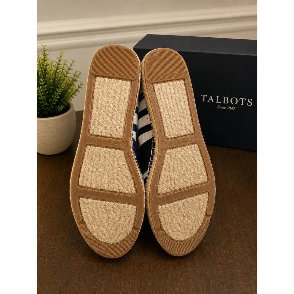 Talbots Izzy espadrilles slip on 7M